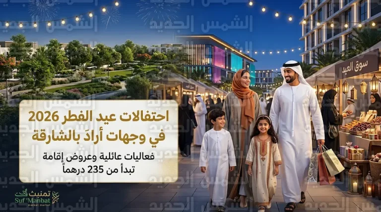 أرادَ تكشف تفاصيل فعاليات عيد الفطر 2026 بالشارقة مع عروض إقامة تبدأ من 235 درهماً