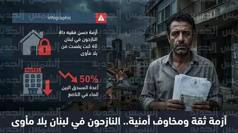 أزمة ثقة ومخاوف أمنية تمنع آلاف النازحين في لبنان من استئجار الشقق والفنادق
