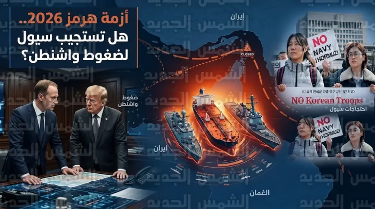 أزمة مضيق هرمز 2026.. واشنطن تدعو سيول وطوكيو وبكين لنشر سفن حربية بالشرق الأوسط