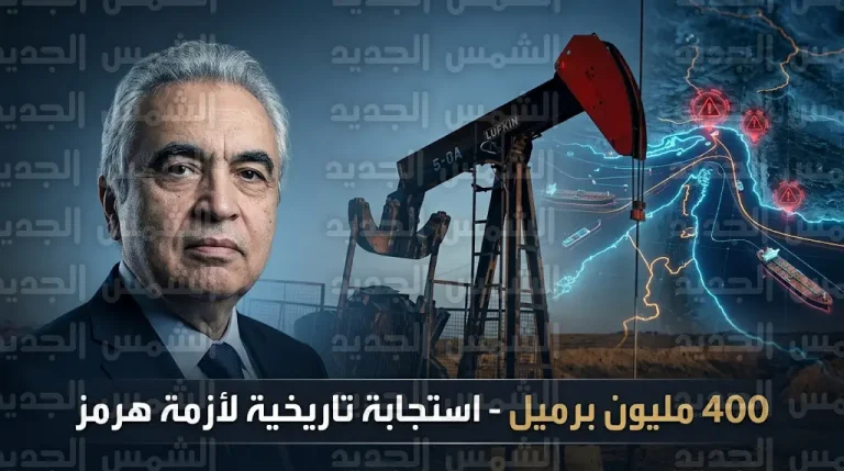 أكبر عملية سحب في التاريخ لمواجهة أزمة مضيق هرمز بضخ 400 مليون برميل من احتياطي النفط