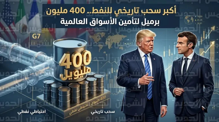 أكبر عملية سحب منذ تأسيس وكالة الطاقة.. مجموعة السبع تقرر ضخ 400 مليون برميل نفط لتأمين الإمدادات وكبح الأسعار