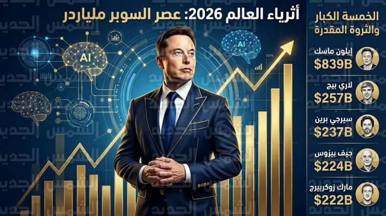 إيلون ماسك يحطم الأرقام القياسية في قائمة فوربس 2026 ويقترب من لقب أول تريليونير في العالم بثروة 839 مليار دولار