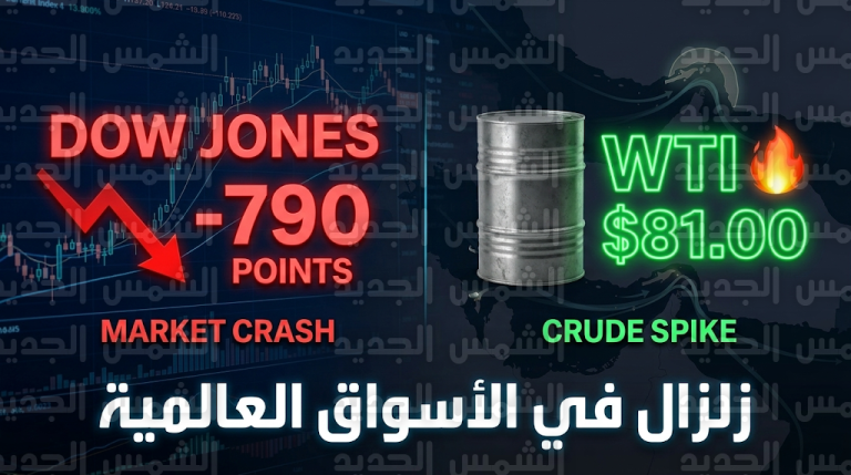 ارتباك في الأسواق العالمية وهبوط حاد لمؤشر داو جونز مع قفزة قياسية في أسعار النفط اليوم 6 مارس 2026
