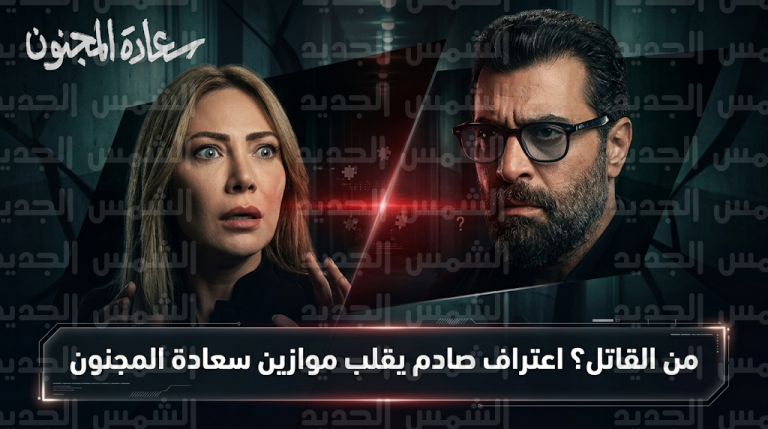 اعتراف مفاجئ للخادمة يكشف تورط أوس في مقتل القاضية صبا ضمن أحداث مسلسل سعادة المجنون