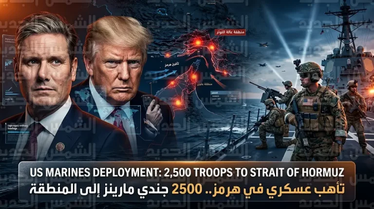 البنتاغون ينشر 2500 جندي من قوات المارينز في الشرق الأوسط لمواجهة أزمة إغلاق مضيق هرمز