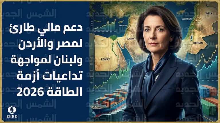 البنك الأوروبي لإعادة الإعمار يخطط لدعم قطاعات الطاقة والسياحة في مصر والأردن ولبنان بحزم تمويلية مخصصة