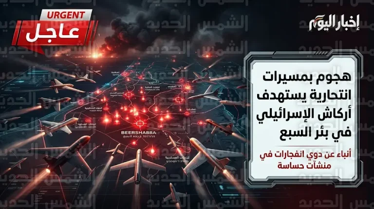 الجيش الإيراني يعلن استهداف مقر أركان الجيش الإسرائيلي في بئر السبع بسرب من المسيّرات الانتحارية