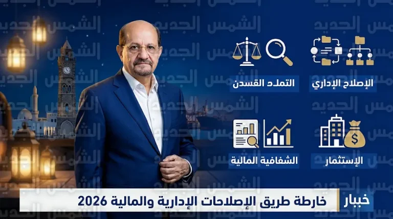 الدكتور شائع الزنداني يعلن خارطة طريق للإصلاحات الإدارية والمالية 2026 خلال أمسية رمضانية في عدن