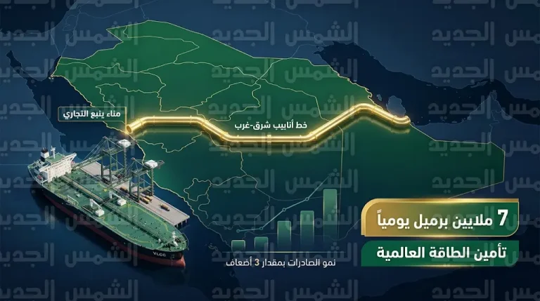السعودية تعزز قدراتها اللوجستية لتأمين تدفقات النفط العالمية بعيداً عن مضيق هرمز