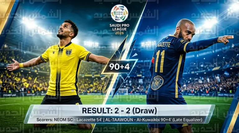 “الكويكبي” ينقذ التعاون من فخ نيوم بهدف قاتل في دوري روشن السعودي