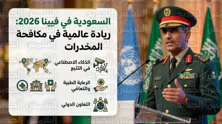 المملكة تستعرض منجزاتها الوطنية في مكافحة المخدرات واستخدام الذكاء الاصطناعي خلال اجتماعات فيينا 2026