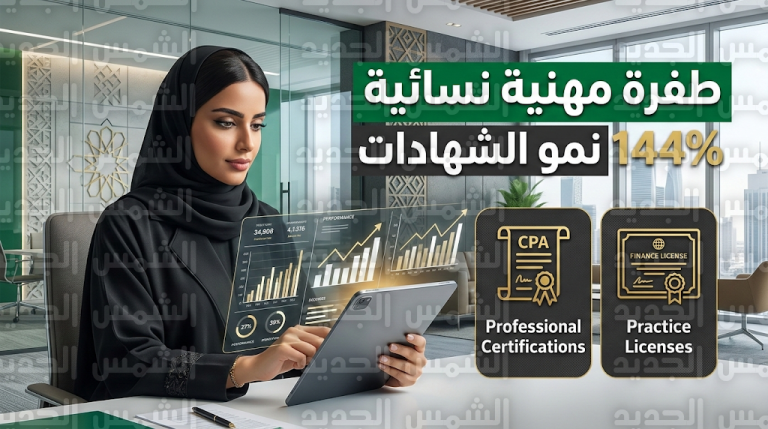 الهيئة السعودية للمراجعين والمحاسبين تعلن نمواً قياسياً في تمكين الكفاءات النسائية بقطاع المحاسبة والمراجعة