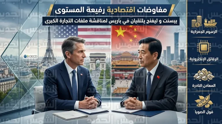 انطلاق مباحثات باريس التجارية بين واشنطن وبكين لتقييم هدنة بوسان ومواجهة اضطرابات أسواق الطاقة العالمية