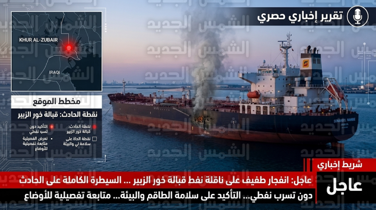 انفجار يصيب هيكل الناقلة سونانغول ناميبي قرب سواحل العراق والحرس الثوري يتبنى العملية