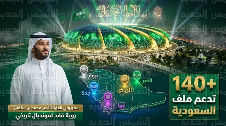 تأييد دولي تاريخي من 140 دولة لملف السعودية لاستضافة مونديال 2034