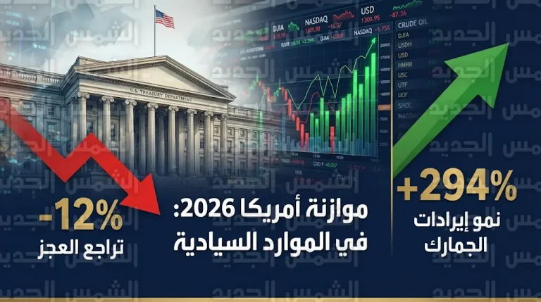 تحول تاريخي في إيرادات الخزانة الأمريكية مع قفزة حصيلة الجمارك بنسبة 294% وتراجع ضرائب الشركات