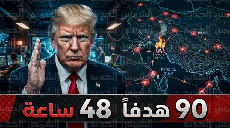 تدمير جزيرة خرج واستهداف 90 موقعاً عسكرياً في أضخم تصعيد أمريكي ضد إيران