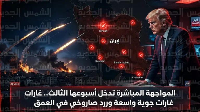 تدمير منشآت للطائرات المسيرة وقواعد جوية في إيران ورد صاروخي مكثف يستهدف العمق الإسرائيلي