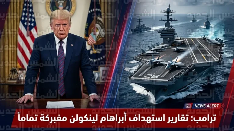 ترامب يحسم الجدل حول إصابة أبراهام لينكولن ويصف التقارير المتداولة بأنها مفبركة جملة وتفصيلاً