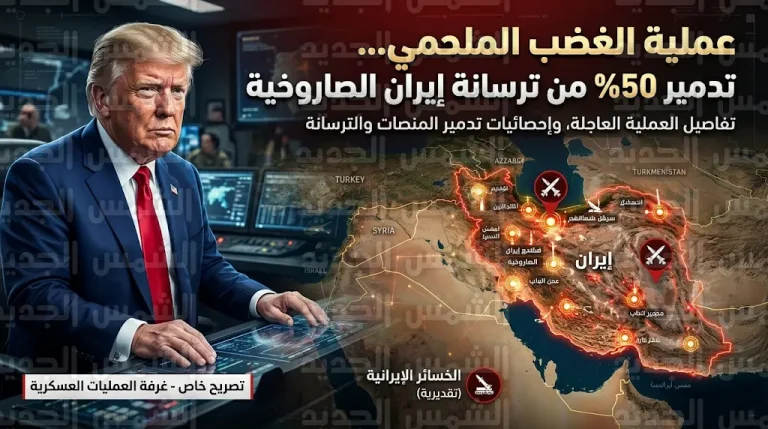 ترمب يعلن تدمير نصف الترسانة الصاروخية الإيرانية ويؤكد معارضته القاطعة لخلافة مجتبى خامنئي