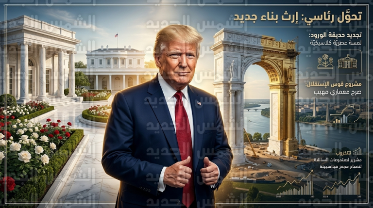 ترمب يكشف ملامح قاعة الاحتفالات الكبرى بالبيت الأبيض بعد هدم الجناح الشرقي المثير للجدل