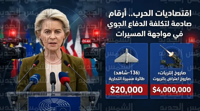 تقارير أوروبية تكشف أرقاماً صادمة حول الفجوة الاقتصادية بين الهجمات الإيرانية وتكلفة الاعتراض الجوي