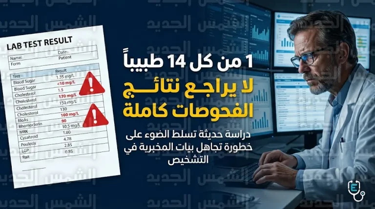 تقرير طبي يحذر من إخفاق طبيب من كل 14 في مراجعة كامل نتائج فحوصات المرضى