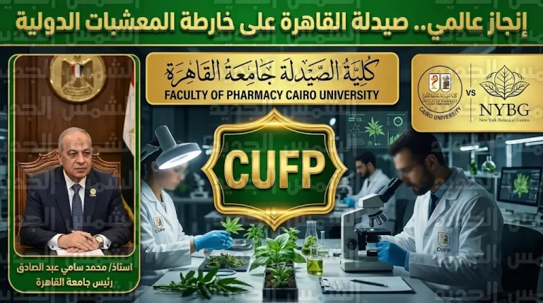 حديقة نيويورك النباتية تمنح محطة النباتات الطبية بجامعة القاهرة الرمز الدولي CUFP لعام 2026