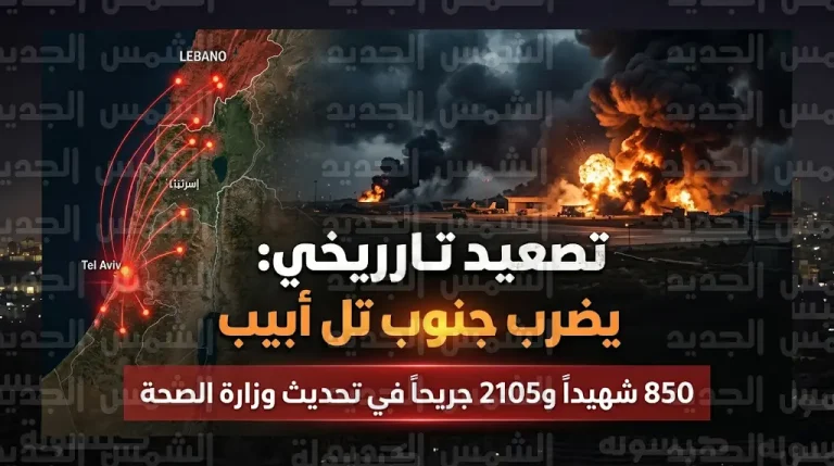 حزب الله يستهدف قاعدة بالماخيم الجوية جنوب تل أبيب لأول مرة وارتفاع حصيلة شهداء لبنان إلى 850 شهيداً