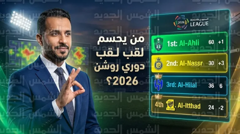 حمد المنتشري يتوقع تتويج الأهلي بلقب دوري روشن 2026 ويستبعد الهلال والاتحاد من صراع الصدارة