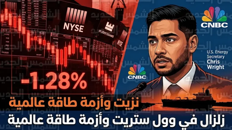 خسائر حادة في وول ستريت عقب تصريحات وزير الطاقة الأمريكي وقيود السحب في بنك مورغان ستانلي