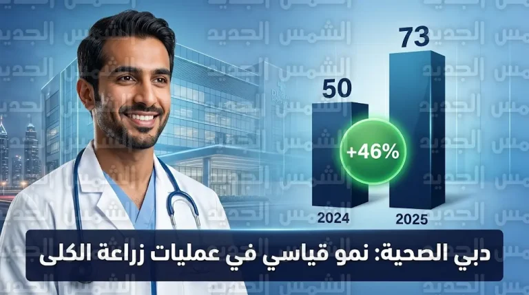 “دبي الصحية” تسجل نمواً قياسياً بنسبة 46% في جراحات زراعة الكلى خلال عام 2025