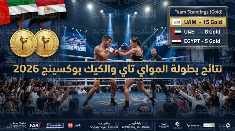 رسمياً اختتام منافسات المواي تاي والكيك بوكسينج 2026 وتألق لافت لأبطال الإمارات ومصر
