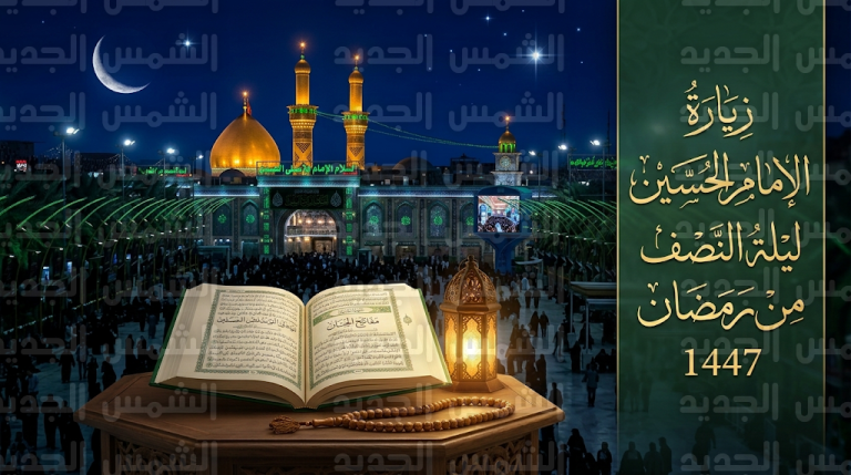 زيارة الإمام الحسين ليلة النصف من رمضان مكتوبة اليوم الأربعاء 4-3-2026 وأبرز الأعمال المستحبة