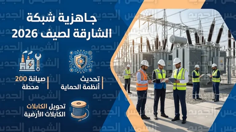 سيوا تنجز خطة الصيانة الشاملة لتعزيز بنية الطاقة التحتية في الشارقة استعداداً لصيف 2026