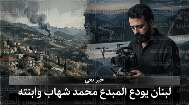 صدمة واسعة في الأوساط الفنية اللبنانية عقب استشهاد مصور الدرون محمد شهاب وابنته