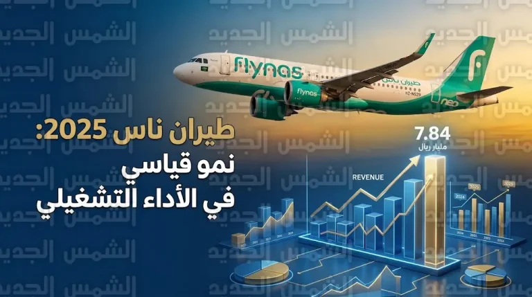 طيران ناس تحقق أداءً تشغيلياً هو الأقوى في تاريخها خلال 2025 رغم خسائر دفترية مرتبطة بتكاليف الإدراج