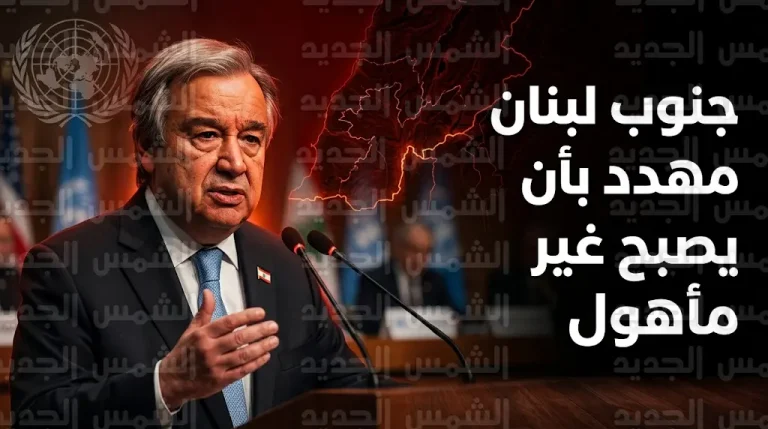 غوتيريش يطلق صرخة تحذير من بيروت حول تحول جنوب لبنان إلى منطقة غير مأهولة بالسكان