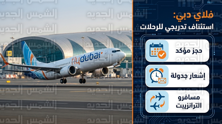 فلاي دبي تستأنف عملياتها التشغيلية وتصدر تعليمات صارمة للمسافرين بشأن شروط التوجه للمطار