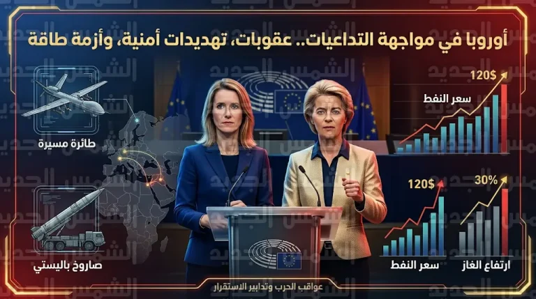 فون دير لاين تحذر من تهديدات أمنية طالت قاعدة بريطانية وتركيا وتؤكد تأثر القارة بنزاعات المنطقة