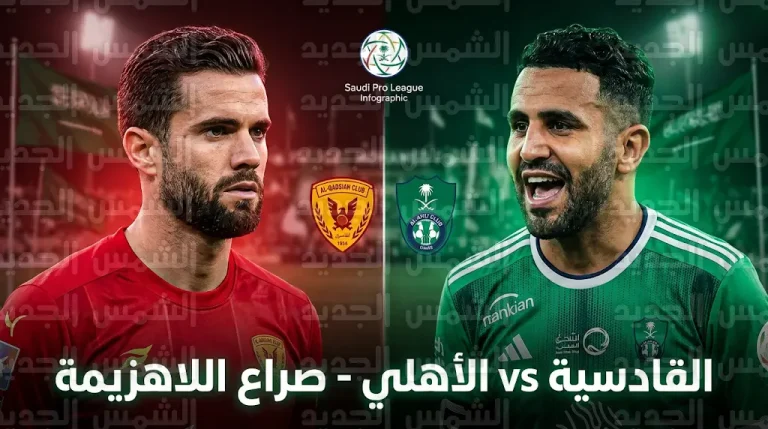 قمة اللاهزيمة في جولة يوم العلم.. القادسية يستضيف الأهلي في صراع المربع الذهبي بدوري روشن