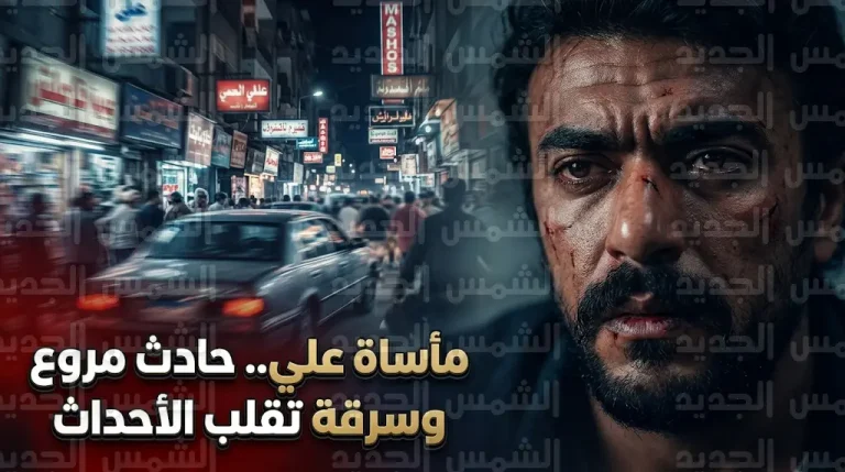مأساة أحمد العوضي في مسلسل علي كلاي بعد تعرضه لحادث دهس وسرقة في حالة حرجة