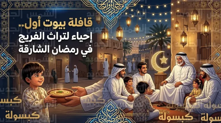 مبادرة قافلة بيوت أول في الشارقة تجمع الأجيال وتحيي تقاليد الفريج القديم عبر جلسات السوالف والأطباق الشعبية