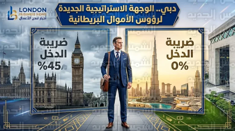 مجلة لندن بزنس نيوز ترصد فوارق مالية شاسعة تدفع المستثمرين البريطانيين لاتخاذ قرار الرحيل النهائي نحو دبي