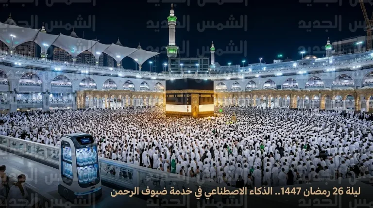 مشاهد إيمانية في المسجد الحرام ليلة 26 رمضان 1447 وتوظيف الذكاء الاصطناعي لإدارة الحشود المليونية