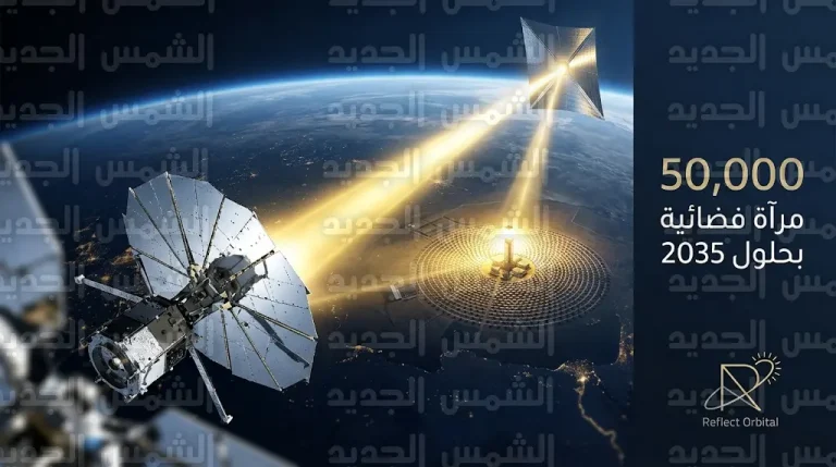 مشروع المرايا الفضائية 2026: خطة شركة ريفلكت أوربيتال لنشر 50 ألف مرآة مدارية لتوليد الطاقة الشمسية ليلاً