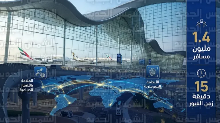 مطارات الإمارات تقلص زمن العبور إلى 15 دقيقة وتستوعب 7839 حركة جوية في النصف الأول من مارس 2026