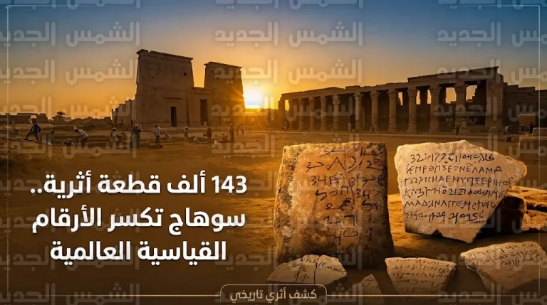 منطقة أتريبس في سوهاج تكسر الأرقام القياسية العالمية وتصبح الموقع الأغنى بقطع الأوستراكا في التاريخ