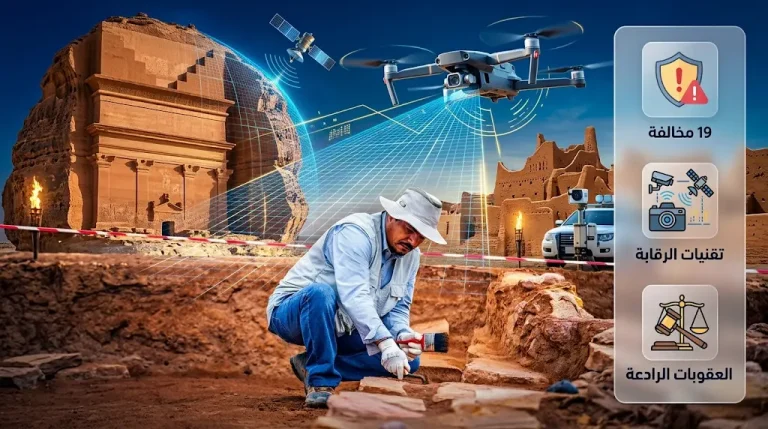هيئة التراث السعودية تعلن رصد 19 تجاوزاً ضد المواقع الأثرية وتكشف تقنيات الضبط المتطورة