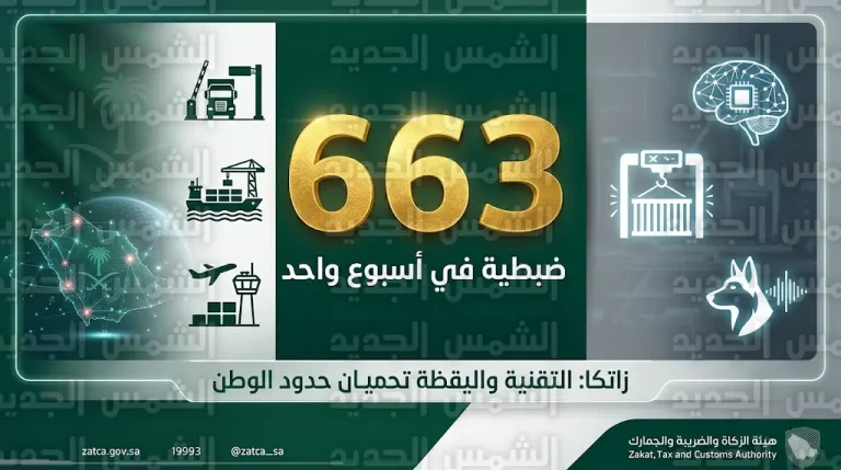 هيئة الزكاة والضريبة والجمارك تحبط 663 محاولة تهريب عبر منافذ المملكة خلال أسبوع واحد باستخدام الذكاء الاصطناعي